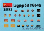 Luggage set, 1930-40s