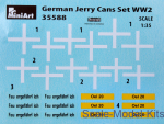 German Jerry Cans Set WW2