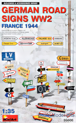 MA35600 German road signs WW2 (France 1944)