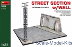 Dioramas: 1/35 MiniArt 36052 - Street section with wall, MiniArt, Scale 1:35