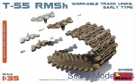 Detailing set: T-55 RMSh Workable Track Links Set. Early Type, MiniArt, Scale 1:35