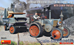 German Industrial Tractor D8511 mod. 1936 with Cargo Trailer