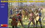 Knights (middle ages): Burgundian knights and archers XV century, MiniArt, Scale 1:72