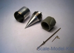 Air intake, pitots for MiG-21MF/MFN, for Eduard kit