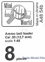 Ammo belts feader Cal. 50 (12,7 mm), 8 pcs