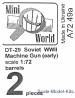 DT-29 Soviet machine gun (early), barrels (2 pieces)