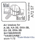 Air intakes for A-3B Skywarrior, for Hasegawa kit