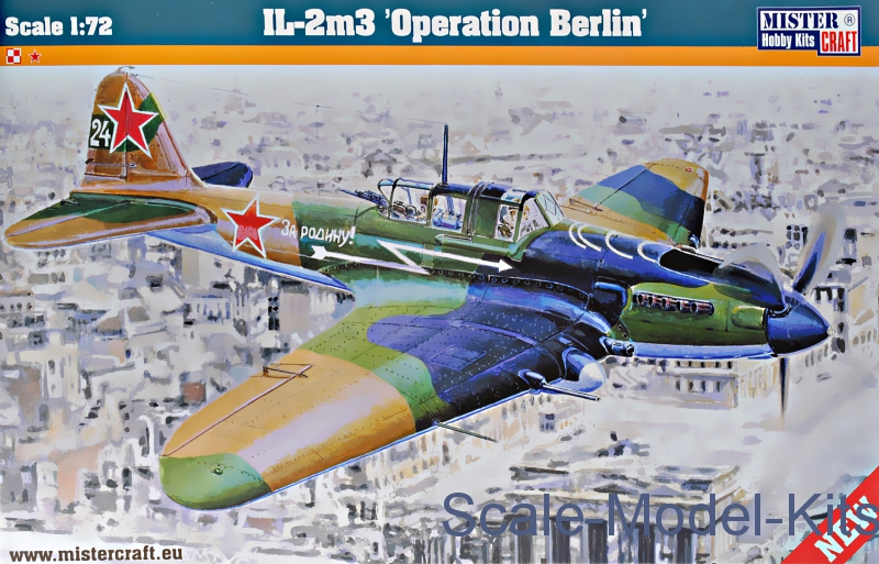 Mister Craft Il 2 M Plastic Scale Model Kit In 1 72 Scale Mcr C28 Scale Model Kits Com