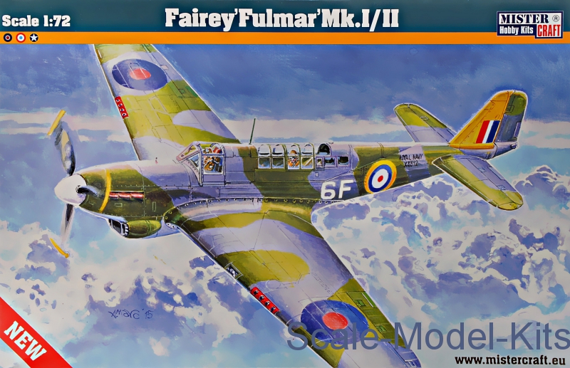 Mister Craft - Fairey Fulman Mk.I/II - plastic scale model kit in 1:72 ...