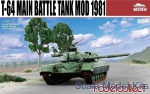 Tank: T-64 Main Battle Tank Mod 1981, Model Collect, Scale 1:72