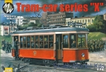 Trams: Tram-car Kh, Military Wheels, Scale 1:72