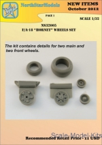 NS32005-a F/A-18 A/B/C/D Hornet wheels set - No mask series