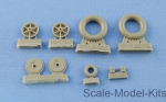 NS32007 Bf.109 B/C/E (early) wheels set. (