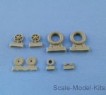 NS32009 Bf.109 E4-E-7 wheels set (