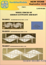 Wheel chocks of German Luftwaffe aircrafts (size 3)