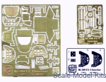 NS48073 Interior set for Bf.109 F2/F4 Zvezda model kit. Photoetched parts and film