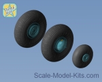 NS48109-a Wheels set for An-2 soviet plane - No Mask series