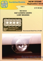 NS72016 RAF landing lights lamp holders