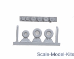 NS72084-a Wheels set for YaK-52 No mask series