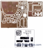 Detail set for Mi-8/17/14 Soviet / Russian helicopter cockpit interior - seets