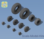 Detailing set: Wheels set for Ka-15/Ka-18 No mask series, Northstar Models, Scale 1:72