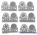 Sprockets for Pz.IV, 40 cm tracks