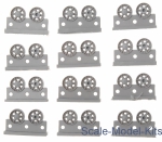 Wheels for KV, cast with 6 triangular apertures, December 1941 – September 1942