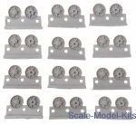 Wheels for KV, cast reinforced, January 1942, with round hub, type 1