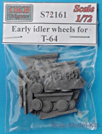 Detailing set: Early idler wheels for T-64, 14 pcs, OKB Grigorov, Scale 1:72