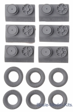 Wheels for Vomag 7 or 660, type 1 hard