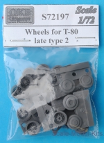 OKB-S72197 Wheels for T-80, late, type 2