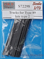 Detailing set: Tracks for Type 89, late, type 2, OKB Grigorov, Scale 1:72
