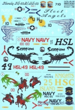 Decals / Mask: Decal for Sikorsky SH-60B/MH-60, Print Scale, Scale 1:48
