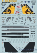 Decals / Mask: Decal for fighter F-18 Hornet Part 2, Print Scale, Scale 1:72
