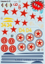 Decals / Mask: Decal for Lisunov Li-2, Print Scale, Scale 1:72