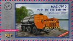 PST72080 MAZ-7910 truck oil (gas) pipeline