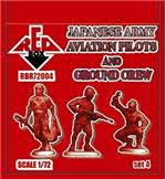 Pilots: 1/72 Red Box R72004 - WW2 Japanese Army Aviation pilots and ground crew, set 4, Red Box, Scale 1:72