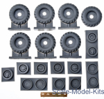 Wheels set for Kamaz 4310 (I-P184)