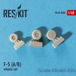 Wheels set for F-5 (A/B) (1/48)