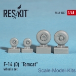 RS48-0007 Wheels set for F-14 (D) Tomcat (1/48)