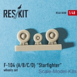 Wheels set for F-104 (A/B/C/D) Starfighter (1/48)