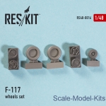 Wheels set for F-117 (1/48)