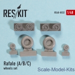 Wheels set for Rafale (A/B/C) (1/48)