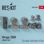 Wheels set for Mirage 2000 (1/48)