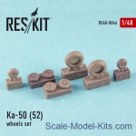 Detailing set: Wheels set for Ka-50/52 (all versions), Reskit, Scale 1:48