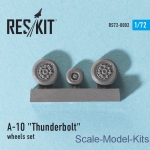 Wheels set for A-10 Thunderbolt (1/72)