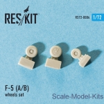 Wheels set for F-5 (A/B) (1/72)