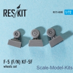 Wheels set for F-5 (F/N) KF-5F (1/72)