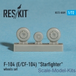 Wheels set for F-104 (E) and CF-104 Starfighter (1/72)