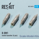 Rocket Launcher B-8M1 (4 pcs) (1/72)